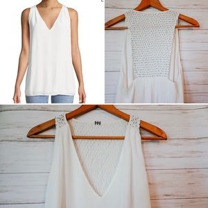 Haute Hippie w/ Ruched, Pleated & Beaded Back NWOT